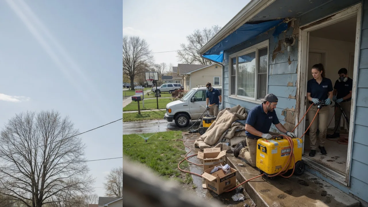 Basement Flood Cleanup in Rome, IL near me
